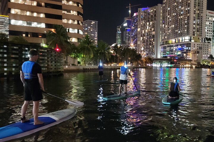 Miami City Lights Night SUP or Kayak - Photo 1 of 8